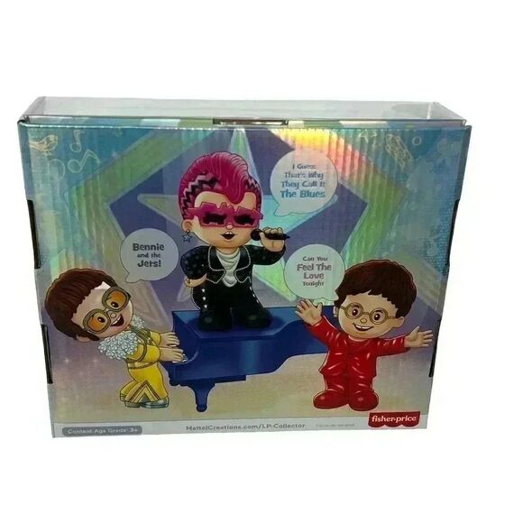 New Fisher Price Little People Collector Elton John Special Edition Figure Set - Picture 3 of 13